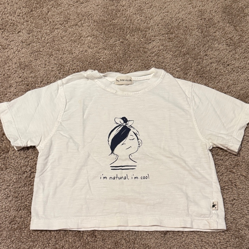 I'm Natural, I'm Cool Kids White T-Shirt